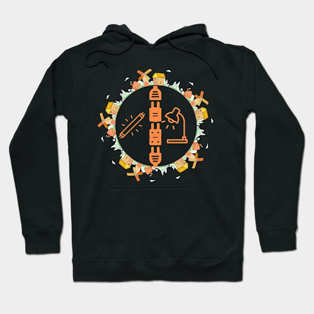 Electrical & Electronic Equipment Assemblers Hoodie by Amy_Design